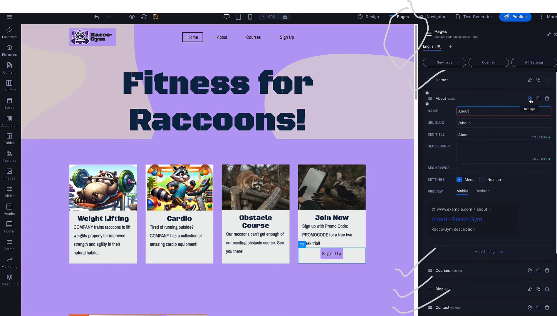  Sitejet Builder - Pages