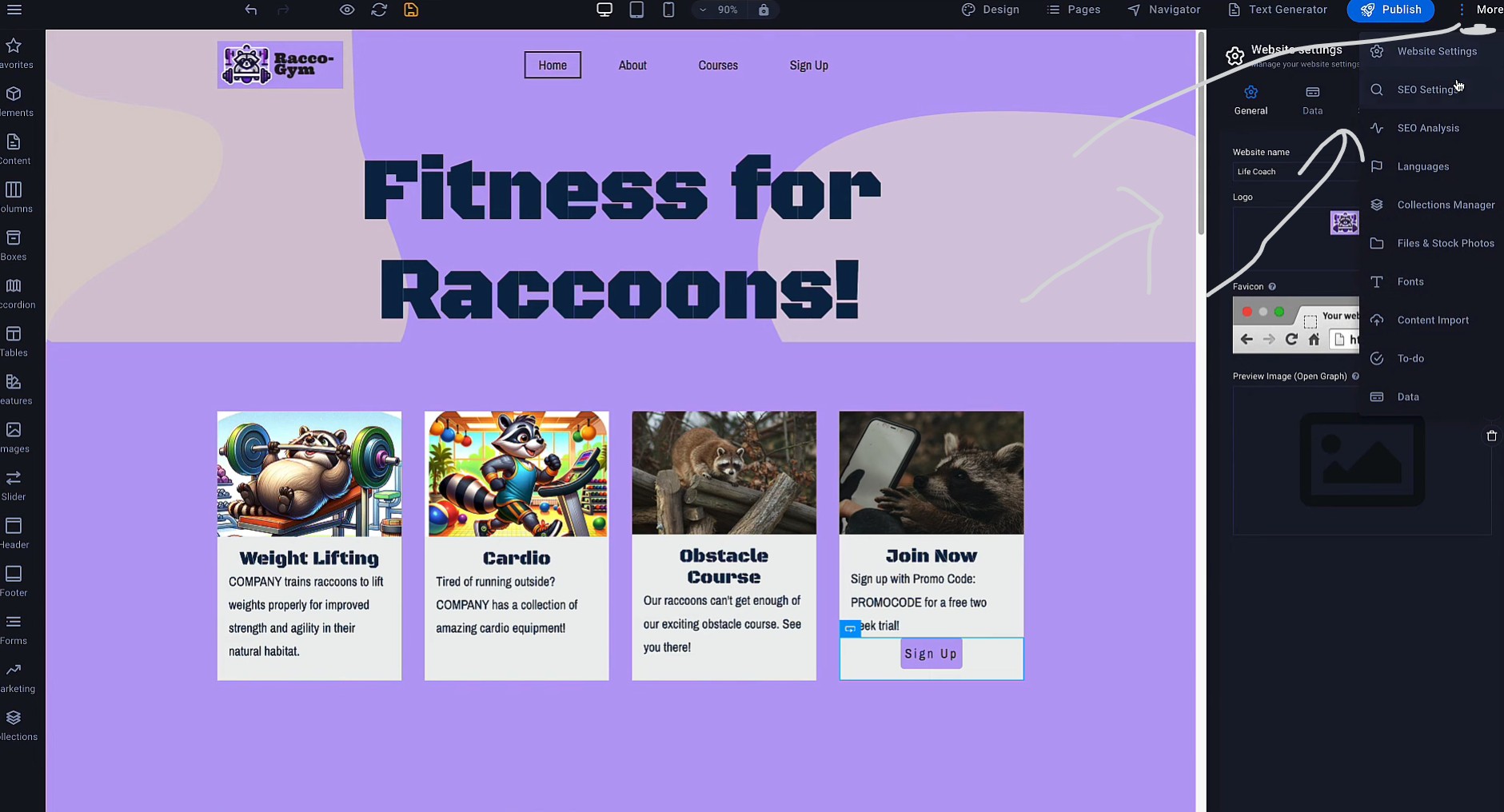    Sitejet Builder - SEO