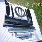 Mercedes Benz W107 R107 Stainless Steel Bumpers