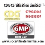 WHO GMP Quality Certificate  Company In Mumbai